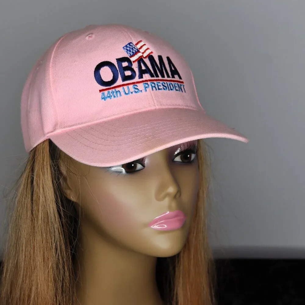 Pink Obama 44th President Cap – Pretty in Power 🎀 - Picture 2 of 2